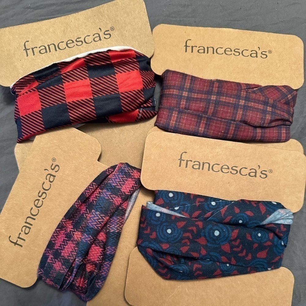 NWT Francesca’s Headwraps